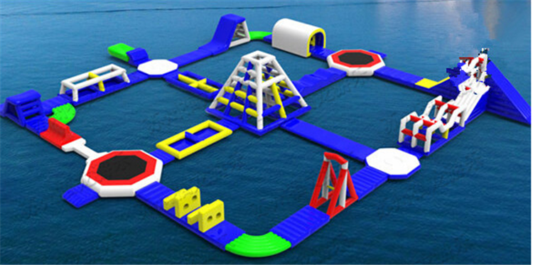 samd beach volleyball,single tube titerborad,small ice berg,water climbing,trampoline combos